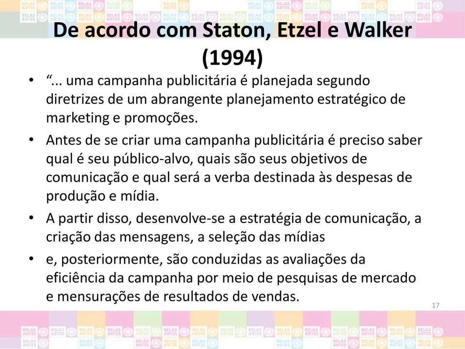 Antes de se criar uma campanha publicitária é preciso saber qual é seu público-alvo, quais são seus objetivos de comunicação e qual será a verba