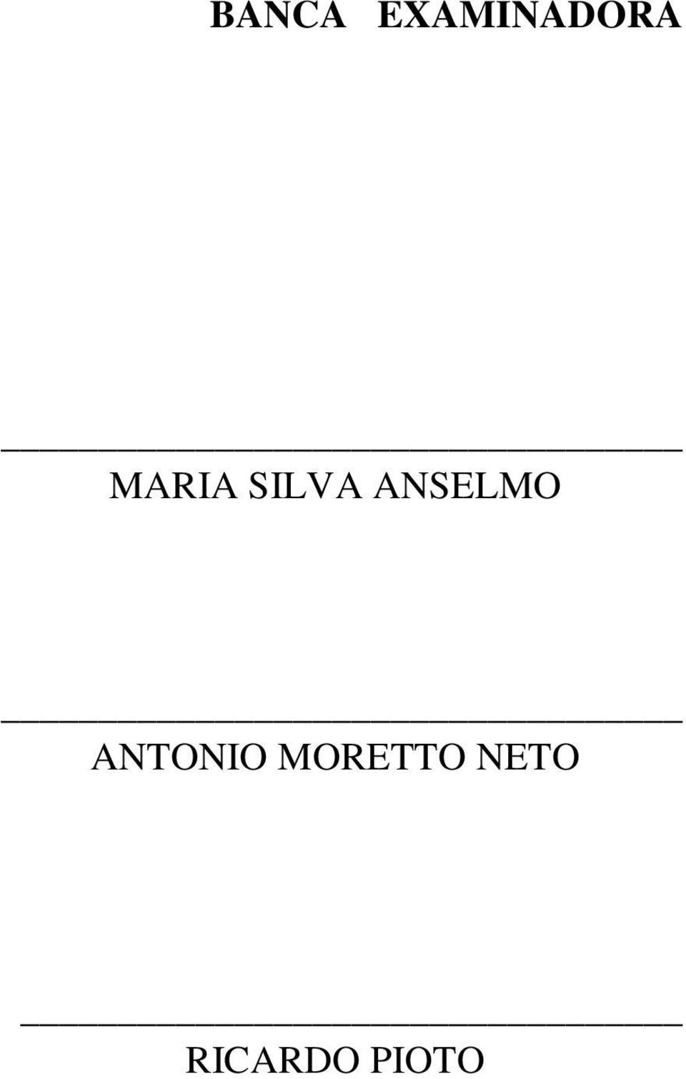 ANSELMO ANTONIO