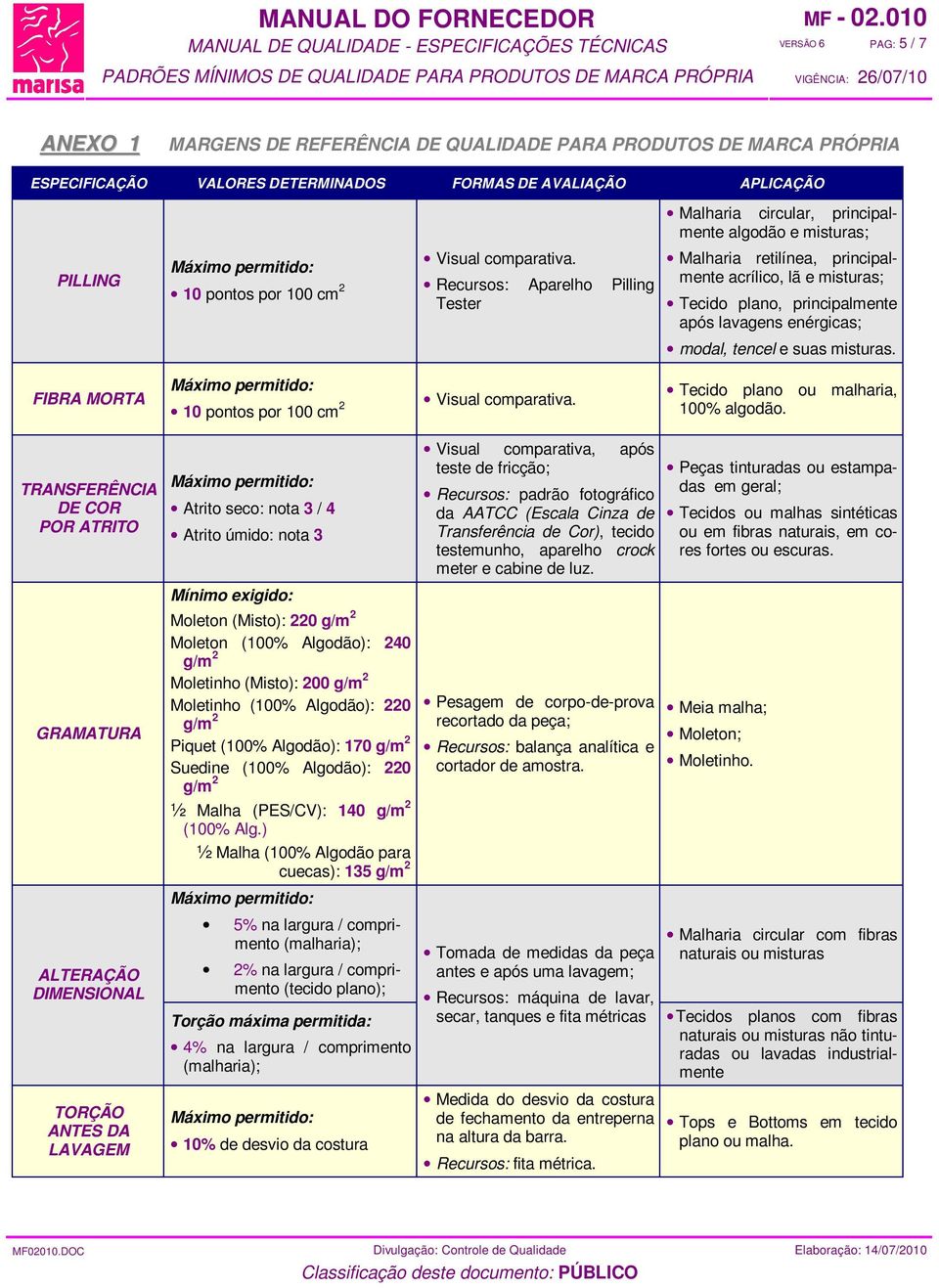 Recursos: Aparelho Pilling Tester Malharia retilínea, principalmente acrílico, lã e misturas; Tecido plano, principalmente após lavagens enérgicas; modal, tencel e suas misturas.