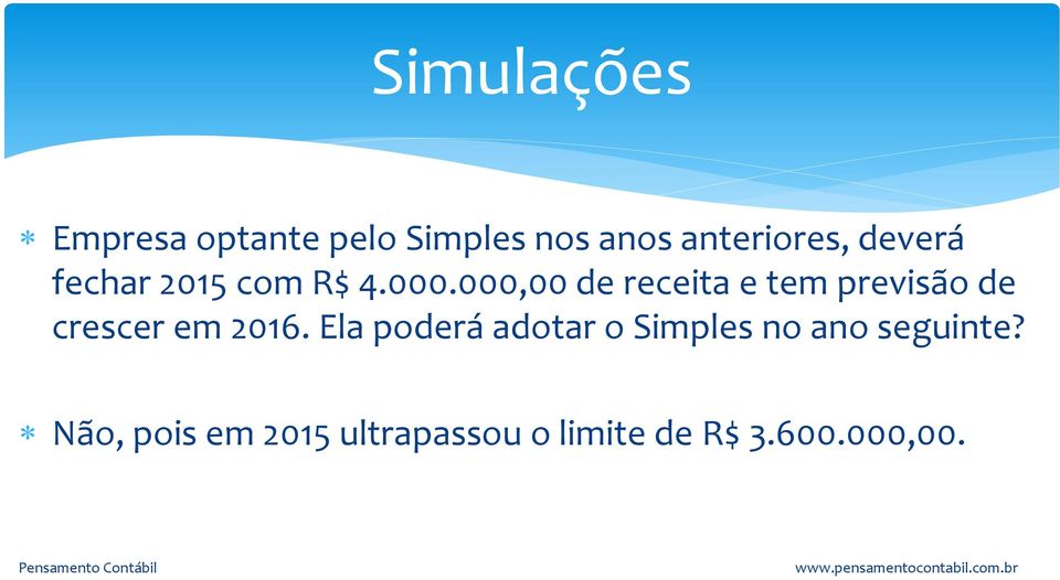 000,00 de receita e tem previsão de crescer em 2016.