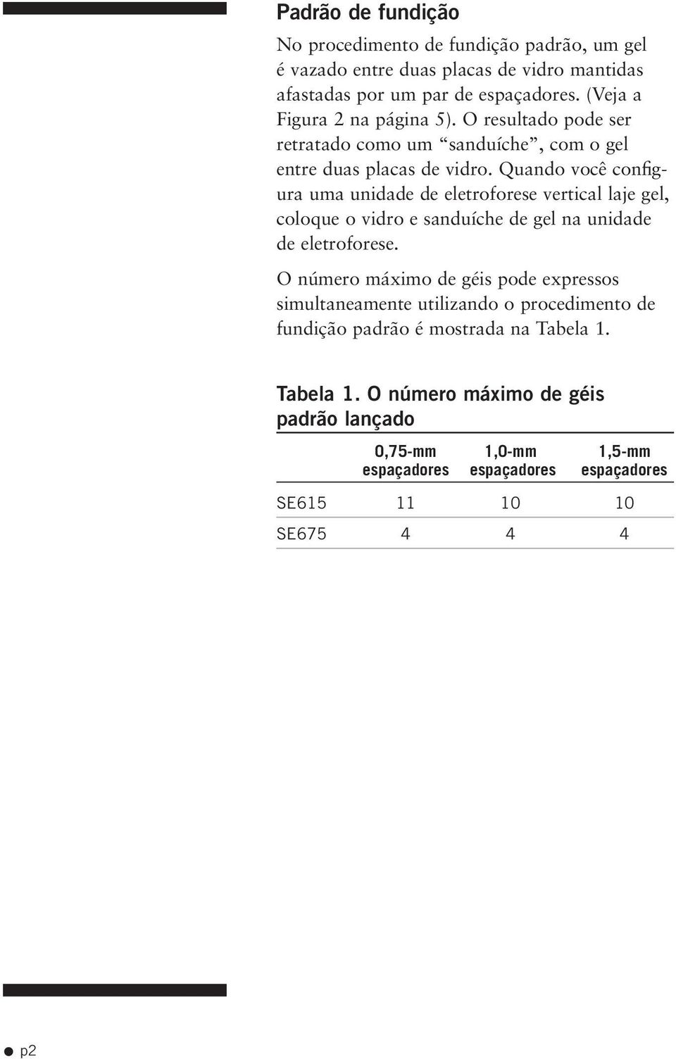 Quando você configura uma unidade de eletroforese vertical laje gel, coloque o vidro e sanduíche de gel na unidade de eletroforese.