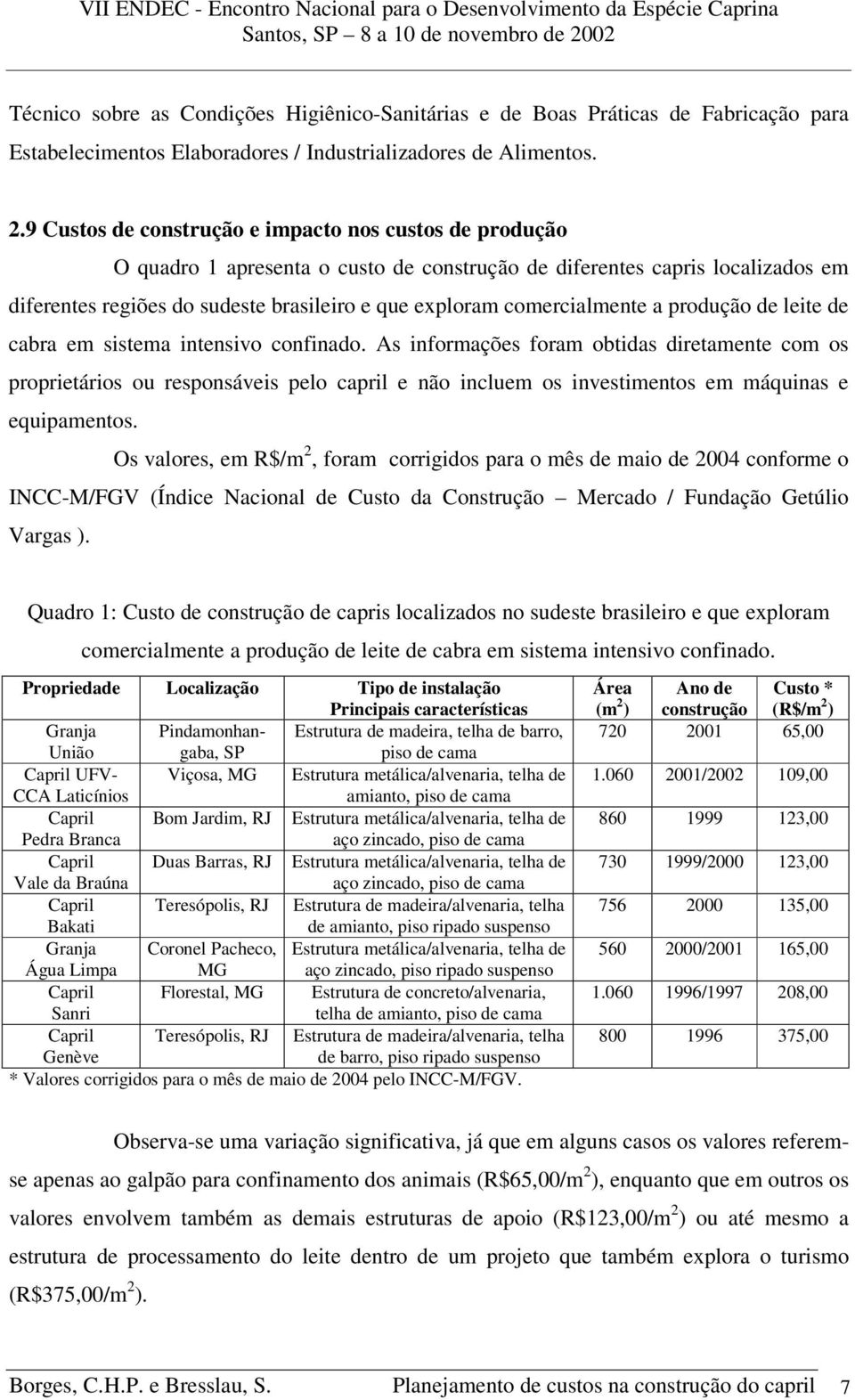 comercialmente a produção de leite de cabra em sistema intensivo confinado.