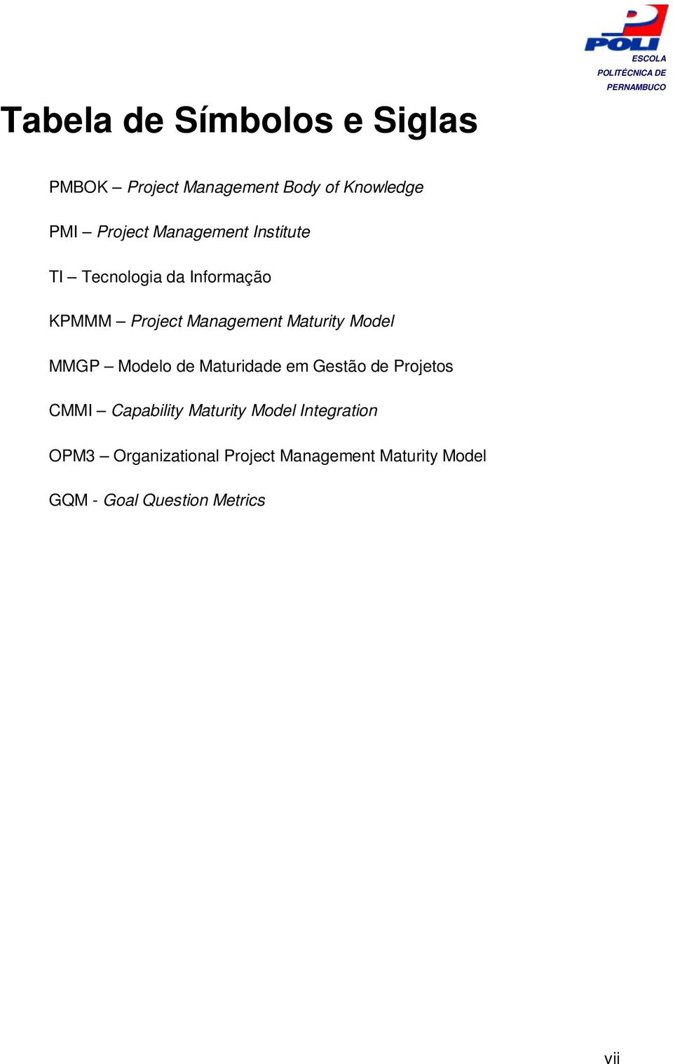 Model MMGP Modelo de Maturidade em Gestão de Projetos CMMI Capability Maturity Model