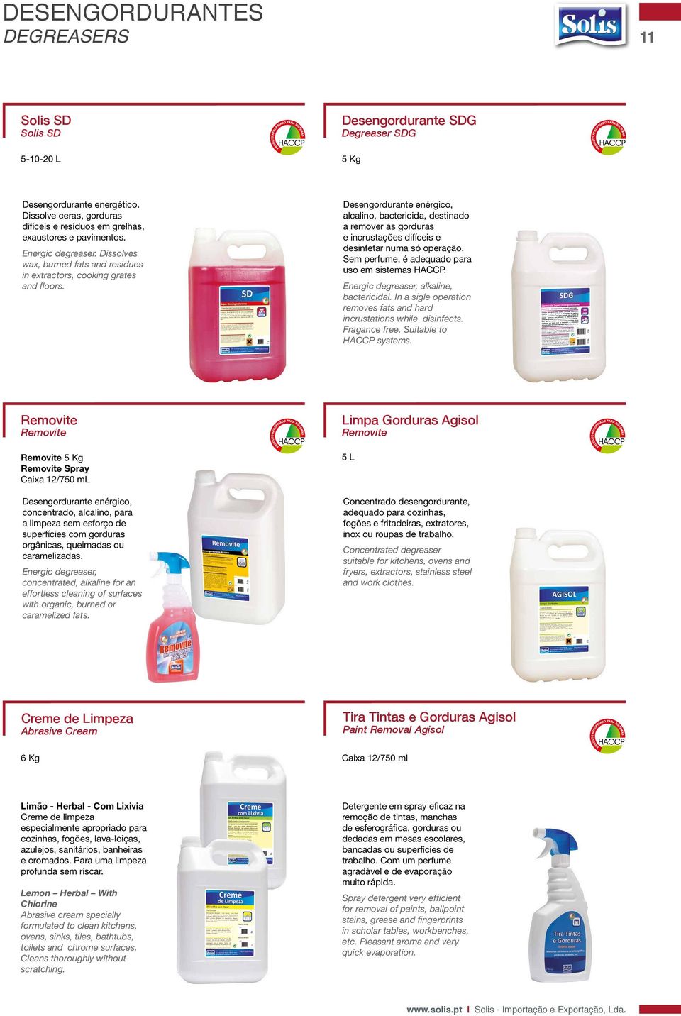 Desengordurante enérgico, alcalino, bactericida, destinado a remover as gorduras e incrustações difíceis e desinfetar numa só operação. Sem perfume, é adequado para uso em sistemas HACCP.