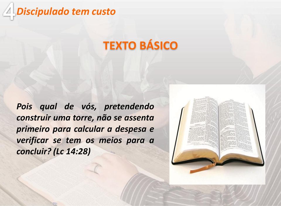 assenta primeiro para calcular a despesa