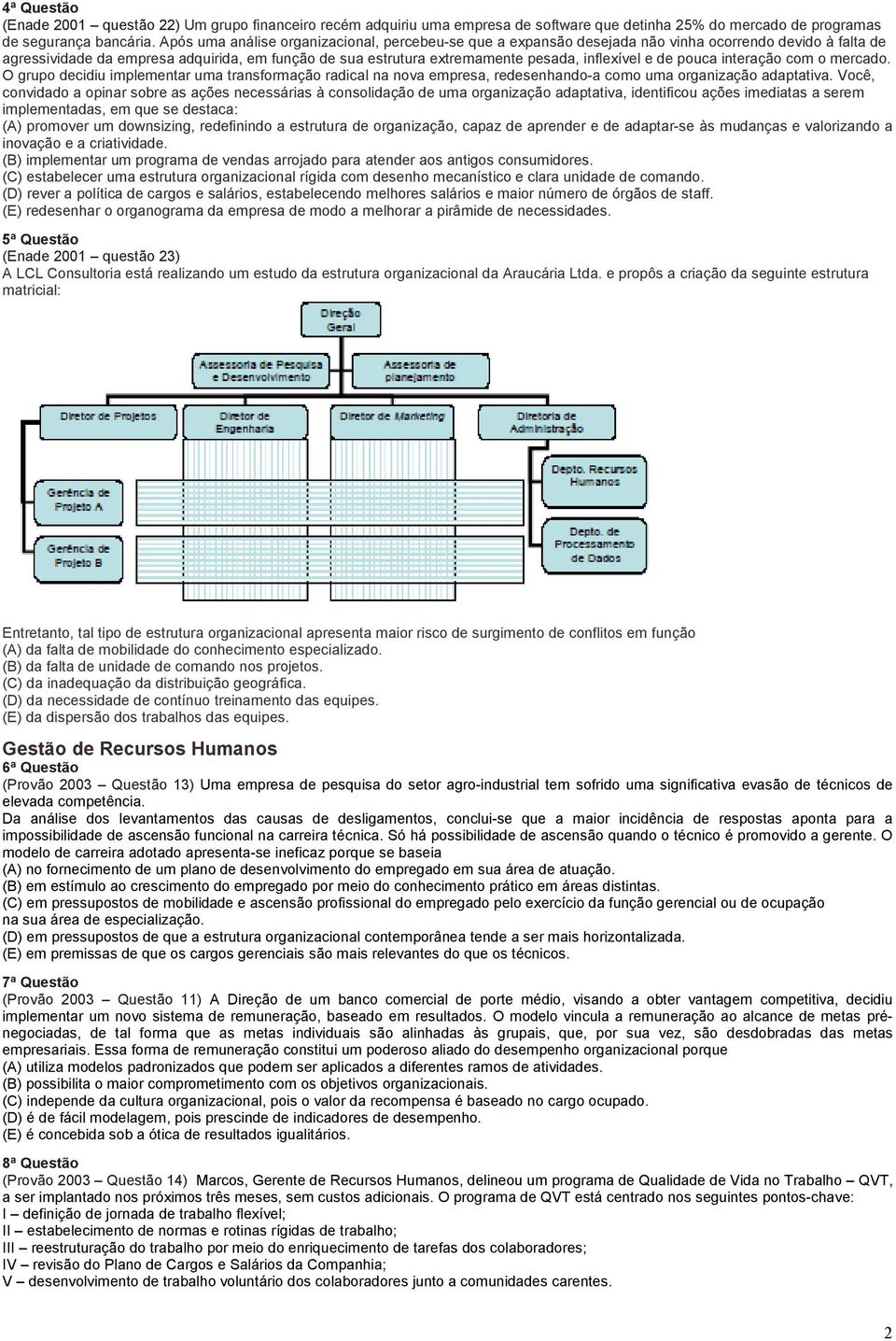 inflexível e de pouca interação com o mercado. O grupo decidiu implementar uma transformação radical na nova empresa, redesenhando-a como uma organização adaptativa.