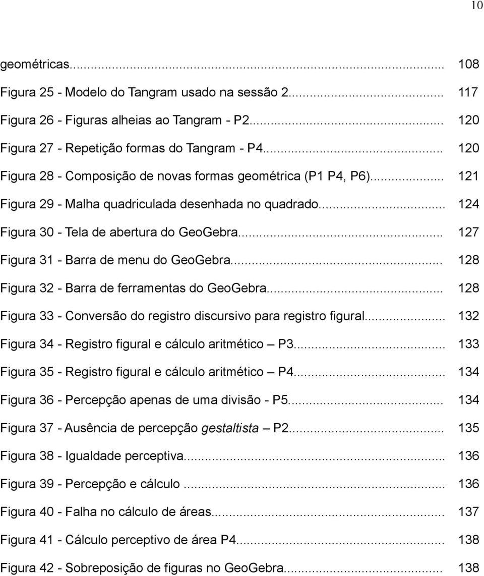 .. 127 Figura 31 - Barra de menu do GeoGebra... 128 Figura 32 - Barra de ferramentas do GeoGebra... 128 Figura 33 - Conversão do registro discursivo para registro figural.