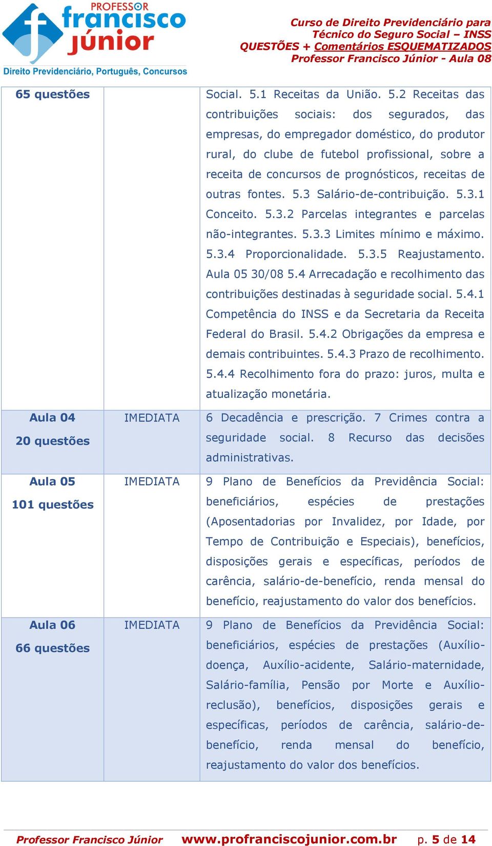 2 Receitas das contribuições sociais: dos segurados, das empresas, do empregador doméstico, do produtor rural, do clube de futebol profissional, sobre a receita de concursos de prognósticos, receitas