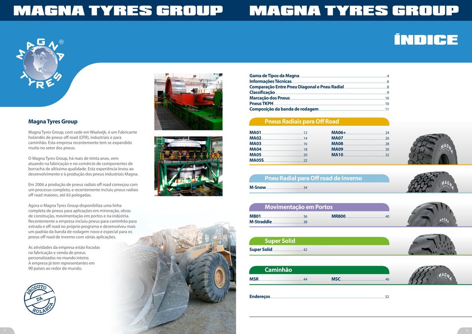 Esta empresa recentemente tem se expandido muito no setor dos s. O Magna Tyres Group, há mais de trinta anos, vem atuando na fabricação e no comércio de componentes de borracha de altíssima qualidade.