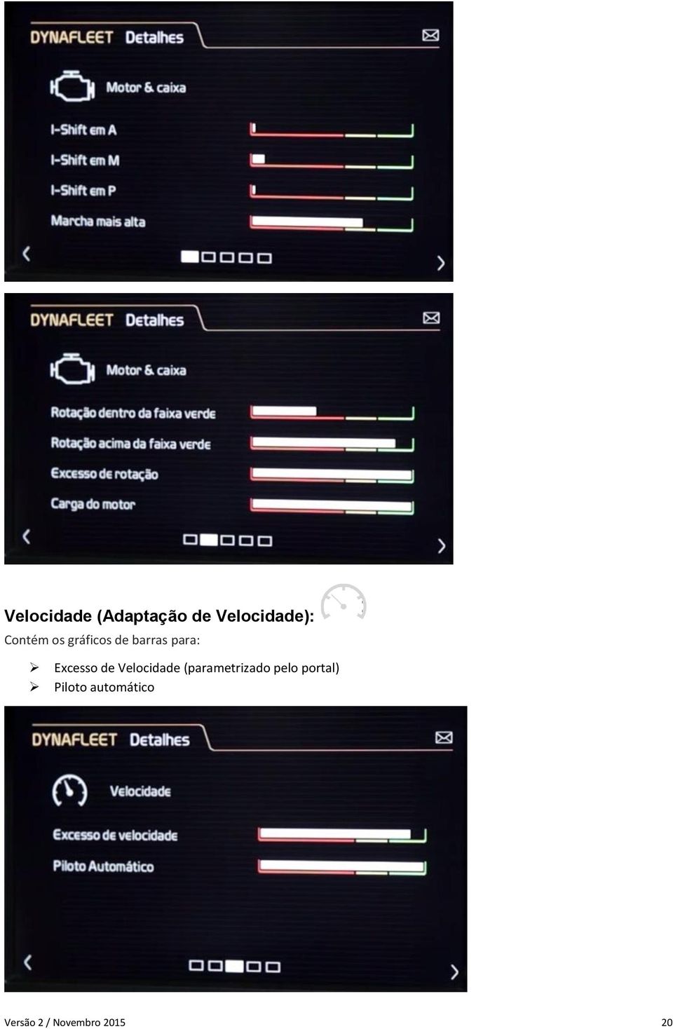 Excesso de Velocidade (parametrizado pelo