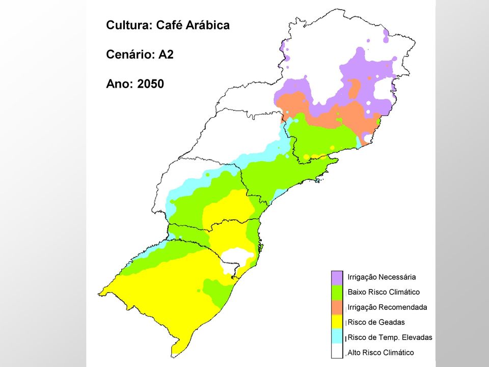 Climático Irrigação Recomendada Risco de