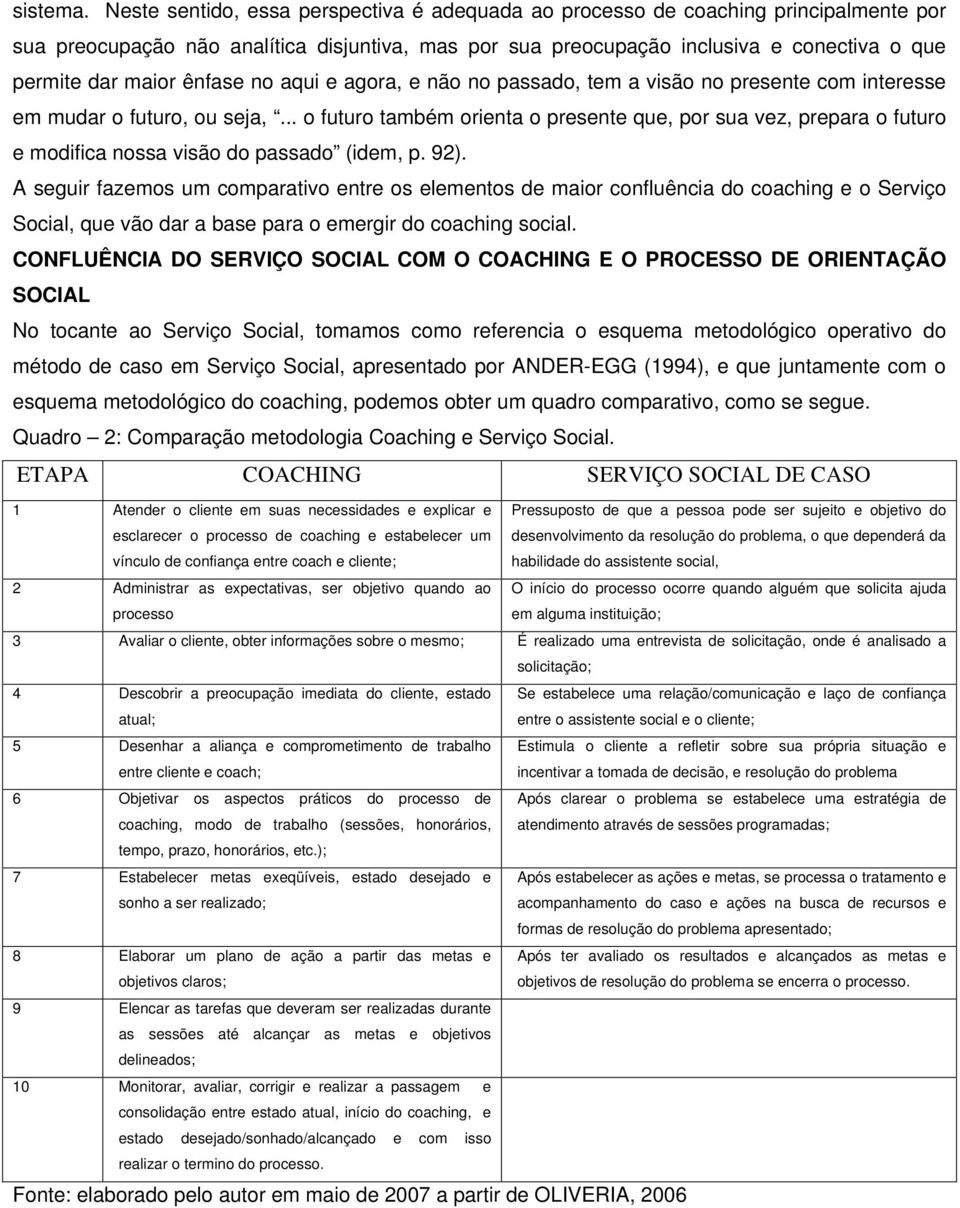 ênfase no aqui e agora, e não no passado, tem a visão no presente com interesse em mudar o futuro, ou seja,.