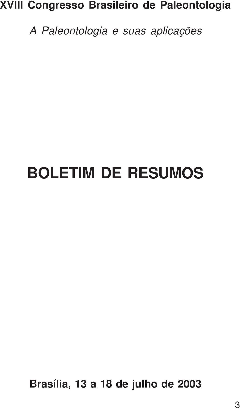 suas aplicações BOLETIM DE