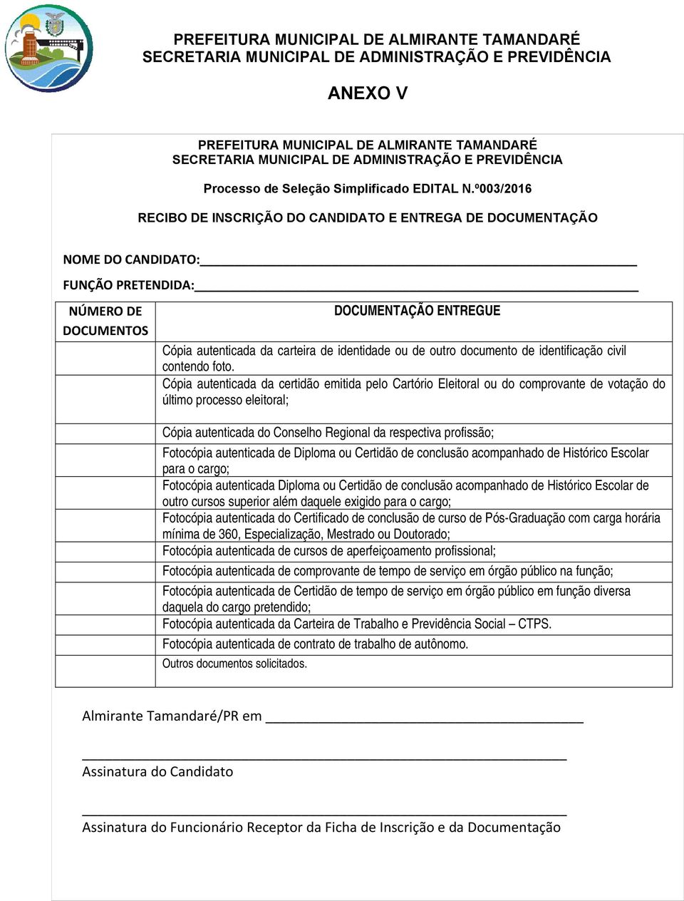 outro documento de identificação civil contendo foto.