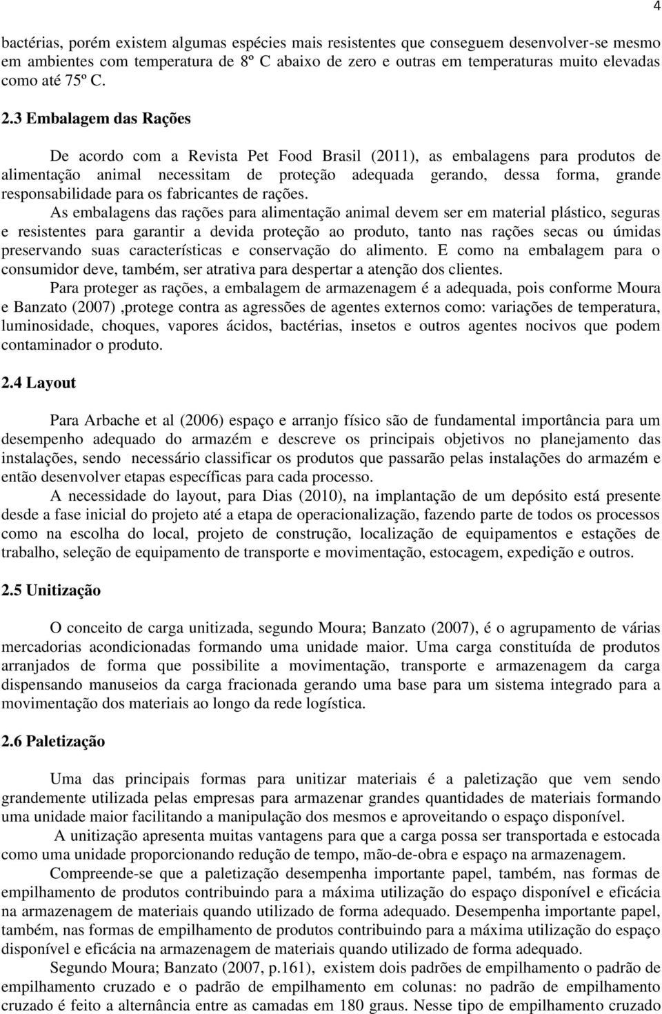 responsabilidade para os fabricantes de rações.