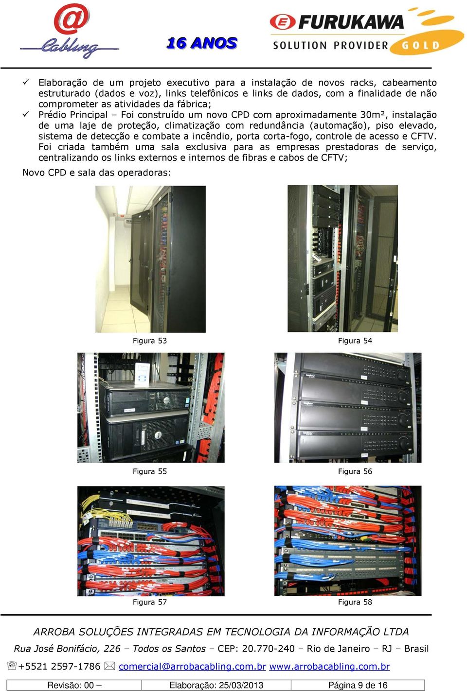 sistema de detecção e combate a incêndio, porta corta-fogo, controle de acesso e CFTV.