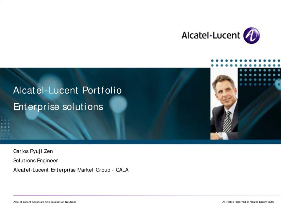 Engineer Alcatel-Lucent Enterprise Market