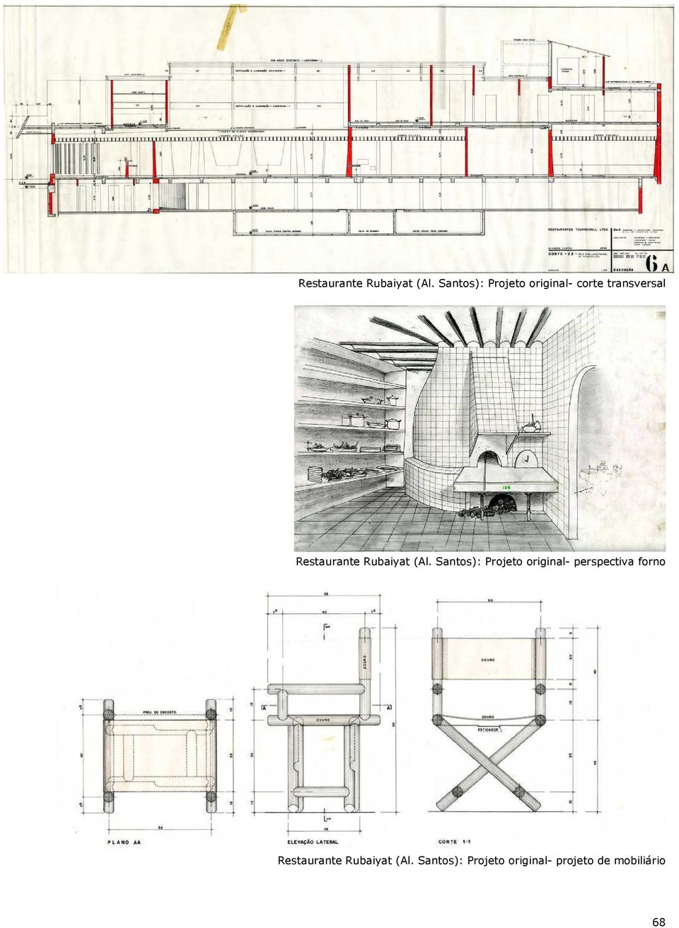 Projeto original- perspectiva forno  Santos): Projeto