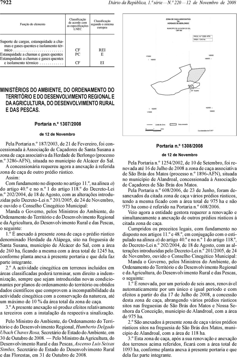 ........................ CF REI Estanquidade a chamas e gases quentes PC E Estanquidade a chamas e gases quentes e isolamento térmico.