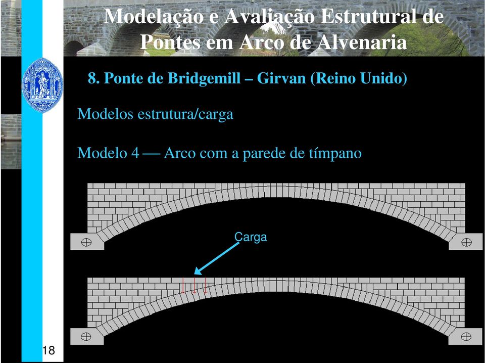 estrutura/carga Modelo 4 Arco