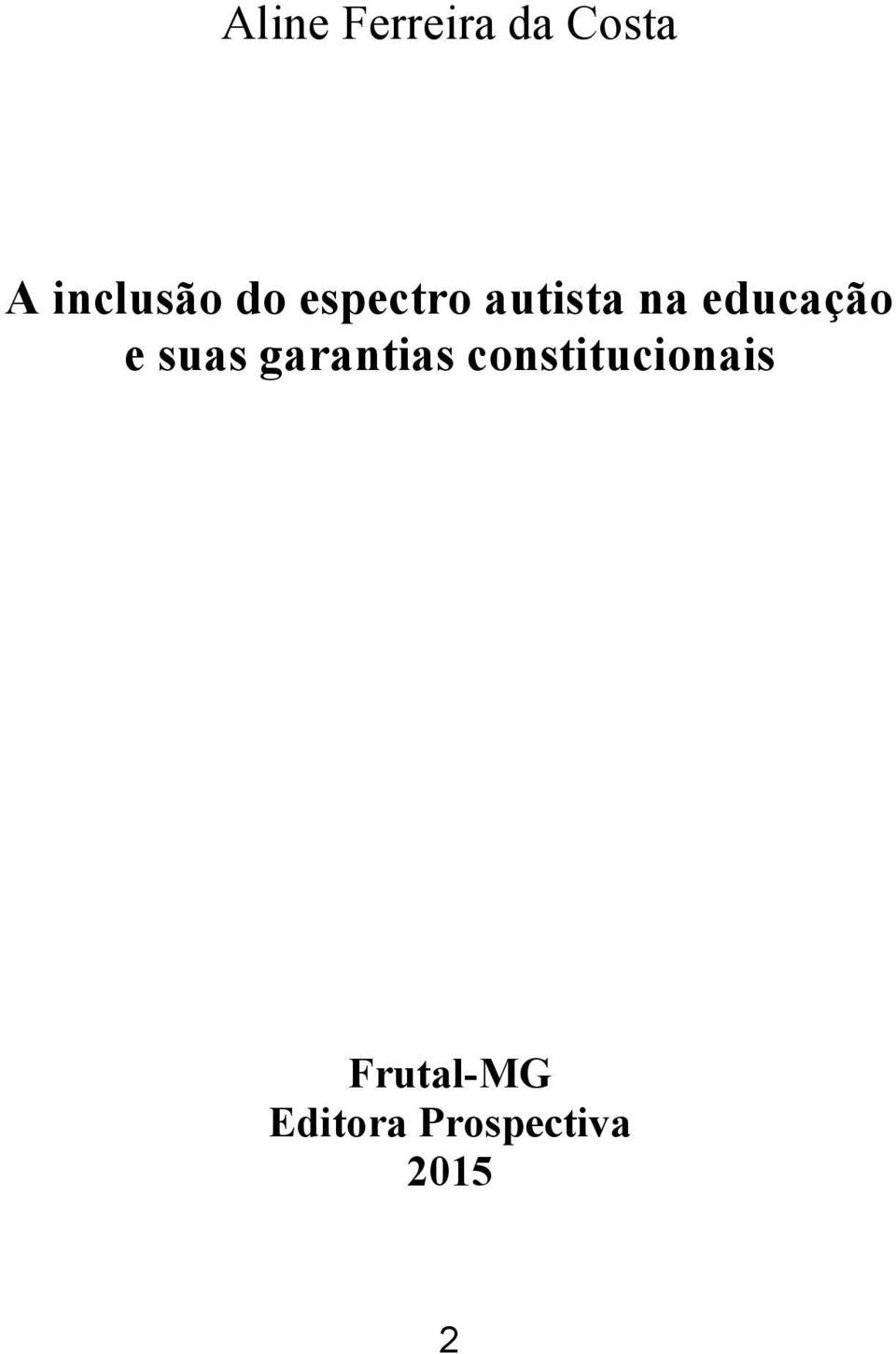 educação e suas garantias