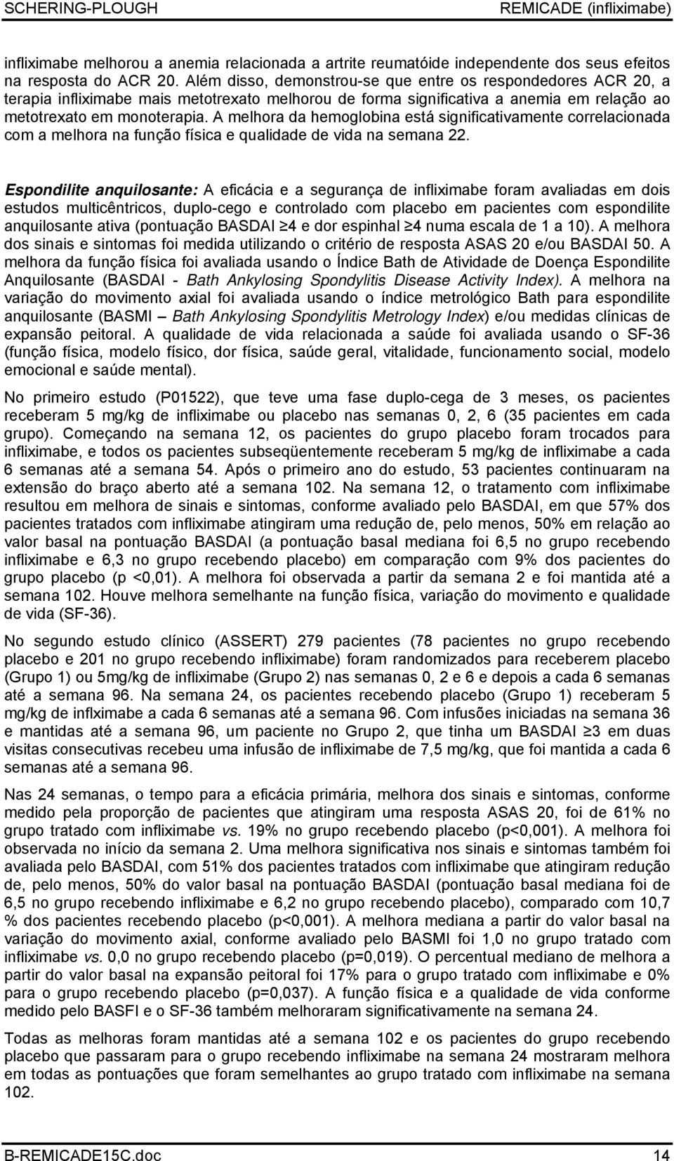 A melhora da hemoglobina está significativamente correlacionada com a melhora na função física e qualidade de vida na semana 22.