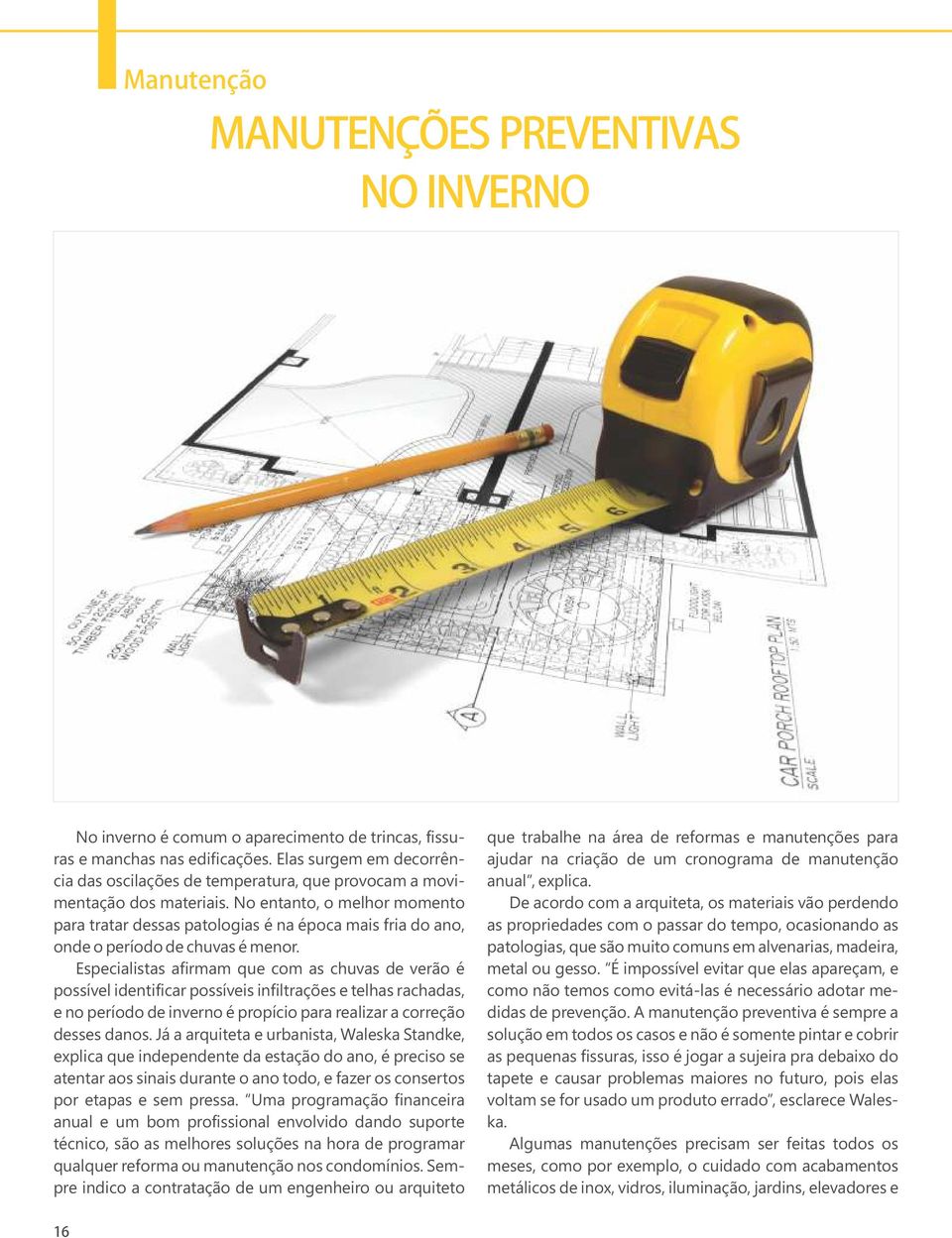 No entanto, o melhor momento para tratar dessas patologias é na época mais fria do ano, onde o período de chuvas é menor.