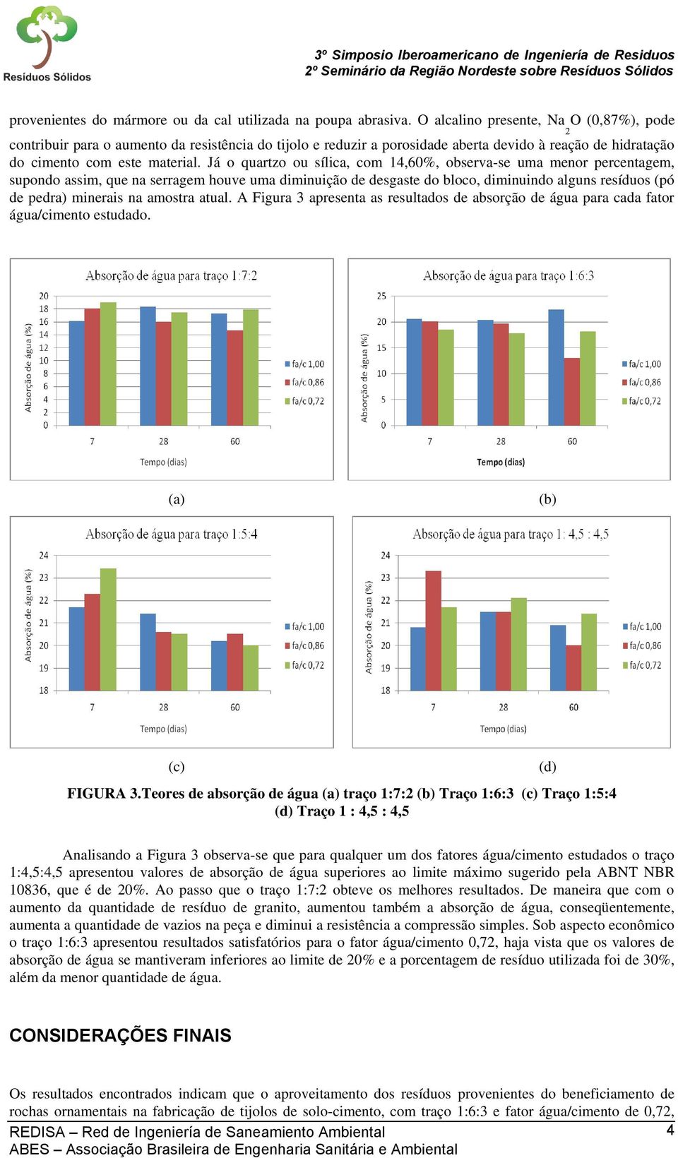 Já o quartzo ou sílica, com 14,60%, observa-se uma menor percentagem, supondo assim, que na serragem houve uma diminuição de desgaste do bloco, diminuindo alguns resíduos (pó de pedra) minerais na