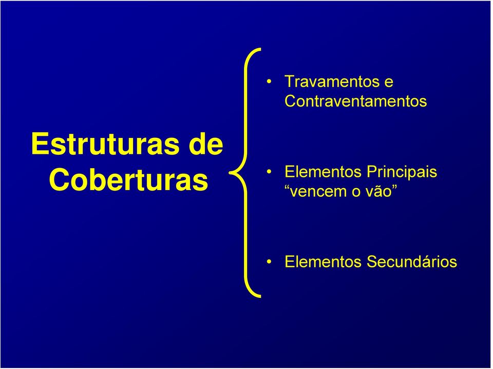 Estruturas de Coberturas