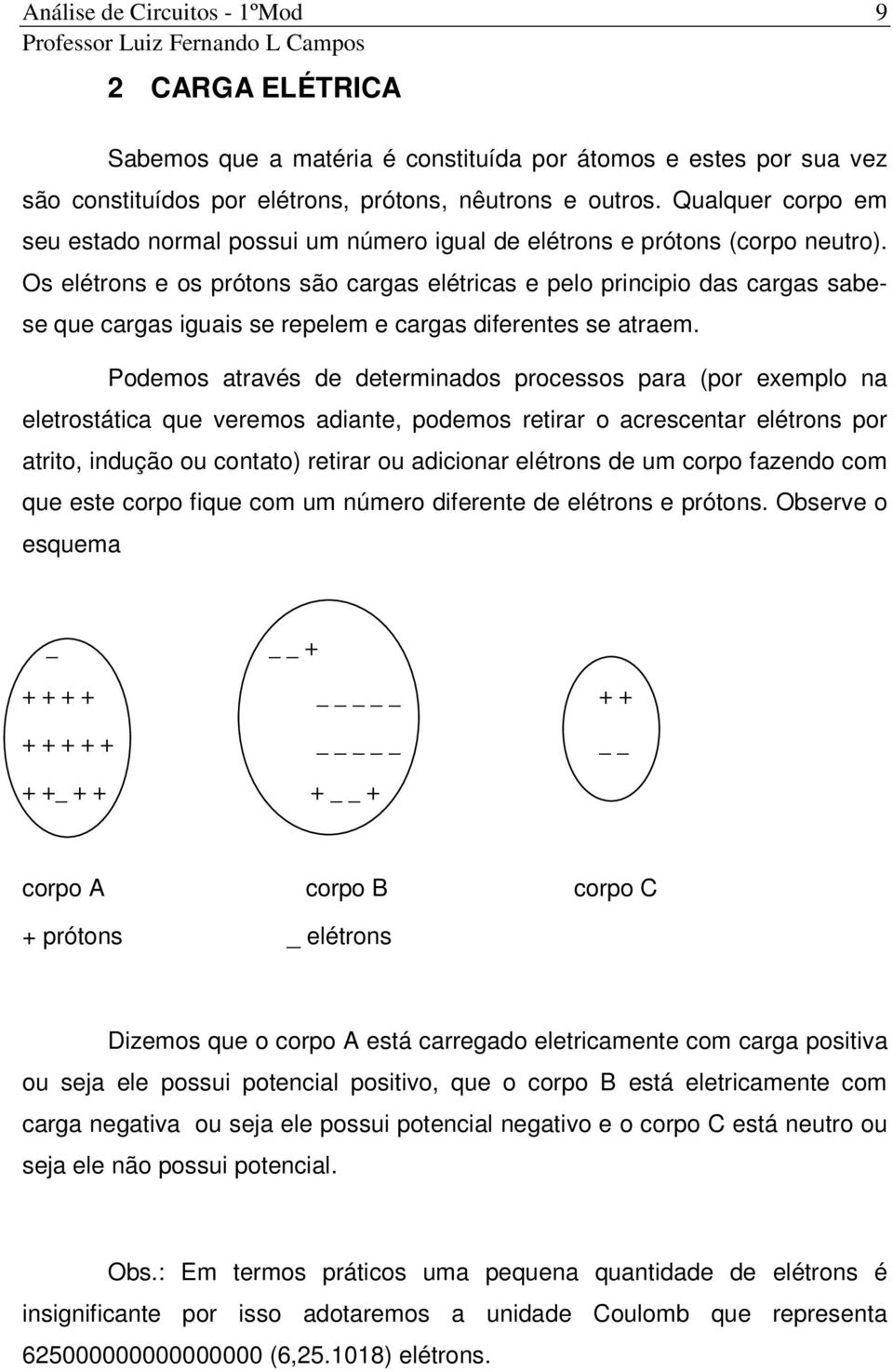 Os elétrons e os prótons são cargas elétricas e pelo principio das cargas sabese que cargas iguais se repelem e cargas diferentes se atraem.