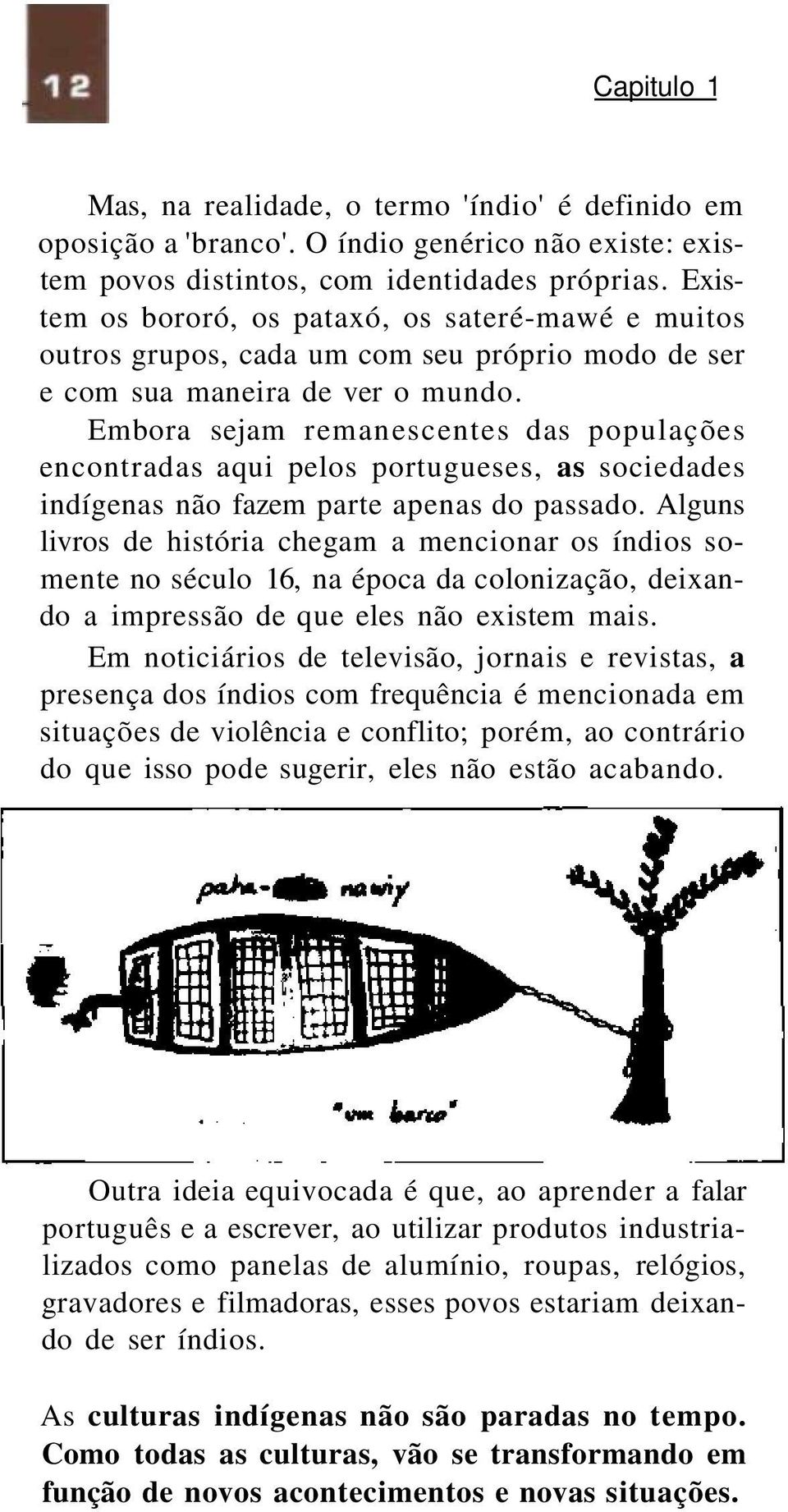 Embora sejam remanescentes das populações encontradas aqui pelos portugueses, as sociedades indígenas não fazem parte apenas do passado.