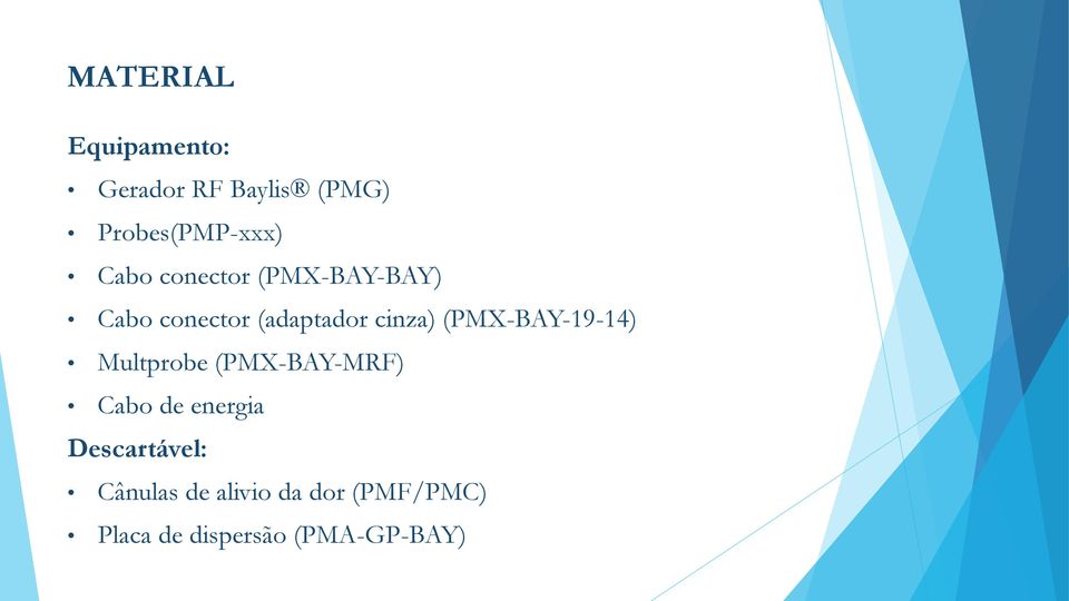 (PMX-BAY-19-14) Multprobe (PMX-BAY-MRF) Cabo de energia
