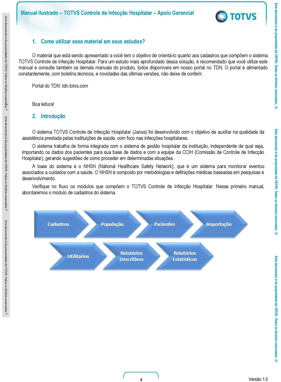 Para um estudo mais aprofundado dessa solução, é recomendado que você utilize este manual e consulte também os demais manuais do produto, todos disponíveis em nosso portal no TDN.