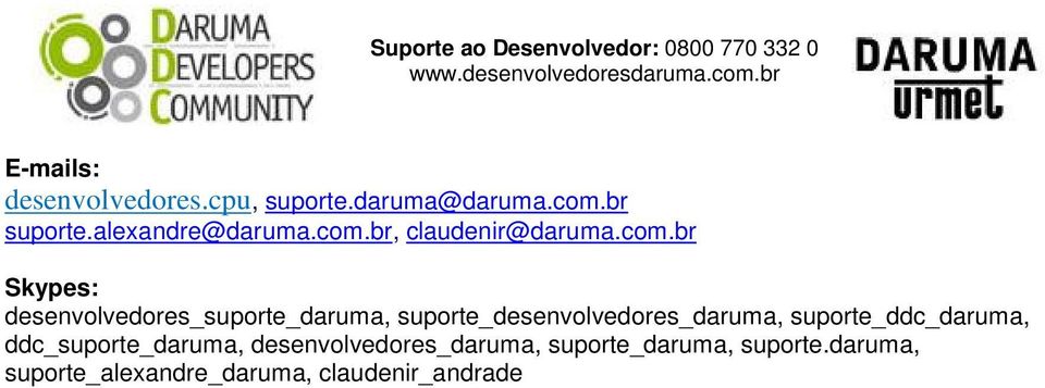 br, claudenir@daruma.com.
