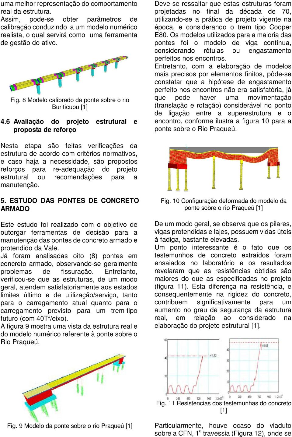 8 Modelo calibrado da ponte sobre o rio Buriticupu [1] 4.