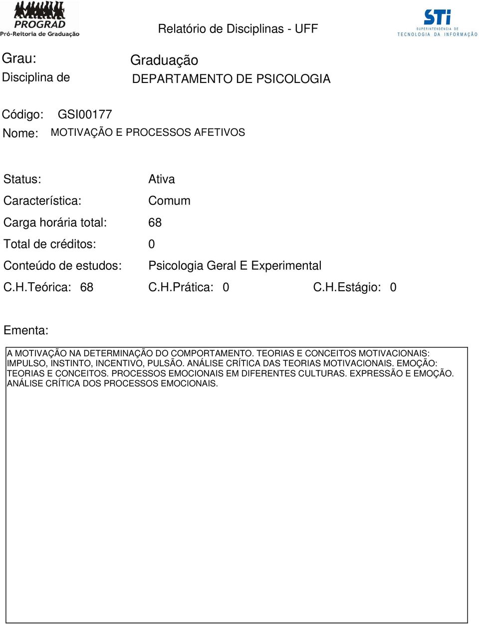 TEORIAS E CONCEITOS MOTIVACIONAIS: IMPULSO, INSTINTO, INCENTIVO, PULSÃO.