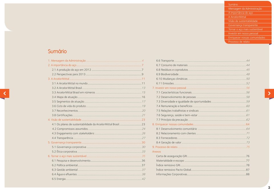 ..24 4.3 Engajamento com stakeholders...26 4.4 Transparência...27 5....30 5.1 Governança corporativa...30 5.2 Ética corporativa...33 6....35 6.1 Pesquisa e desenvolvimento...36 6.2 Política ambiental.