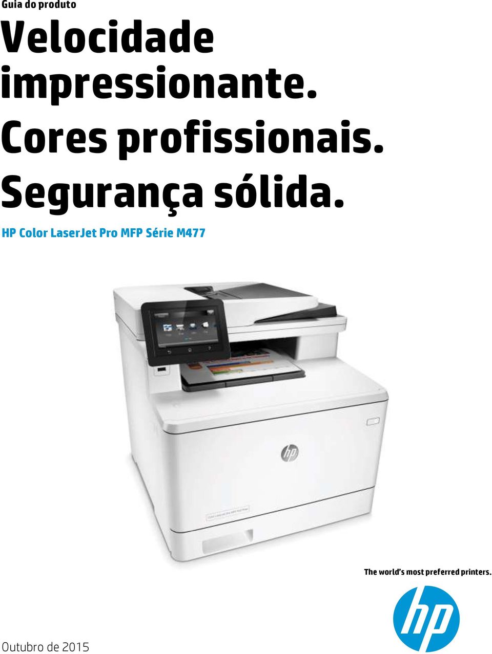 HP Color LaserJet Pro MFP Série M477 The