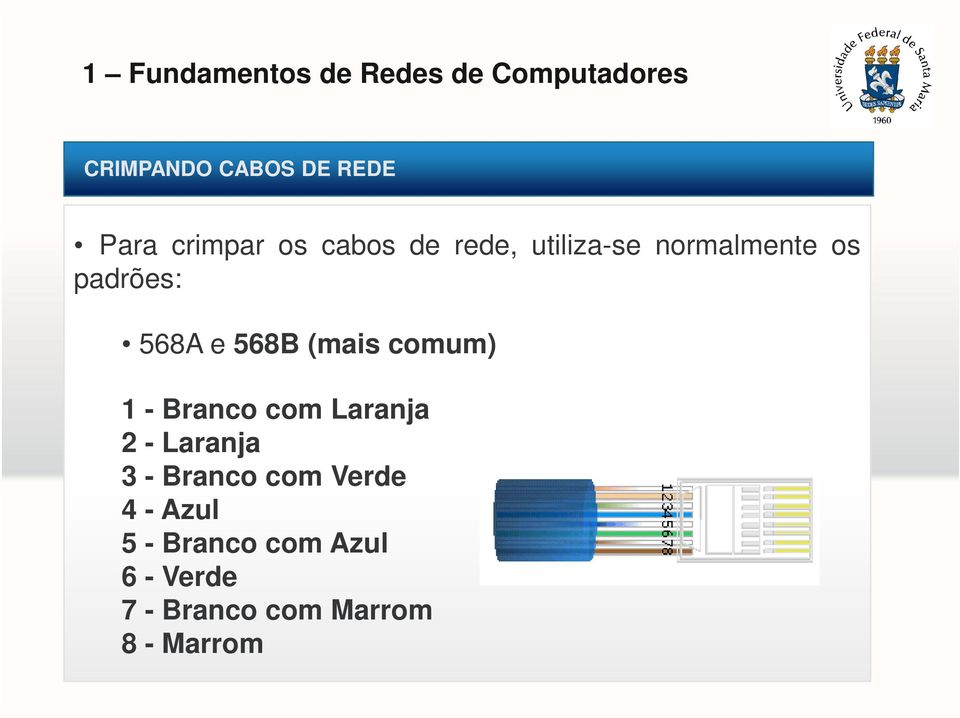 1 - Branco com Laranja 2 - Laranja 3 - Branco com Verde 4 -