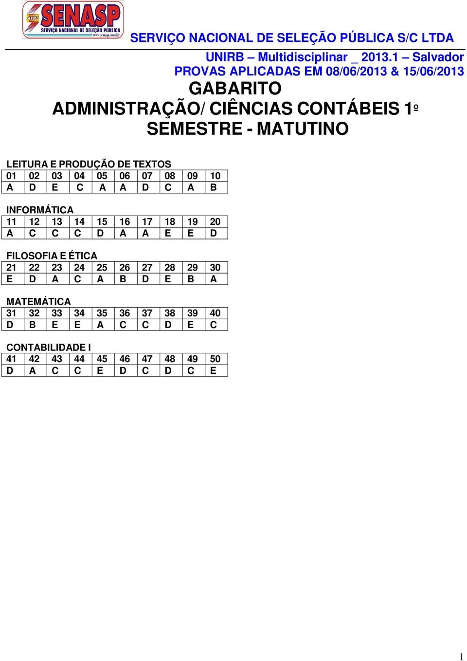 A C C C D A A E E D FILOSOFIA E ÉTICA E D A C A B D E B A