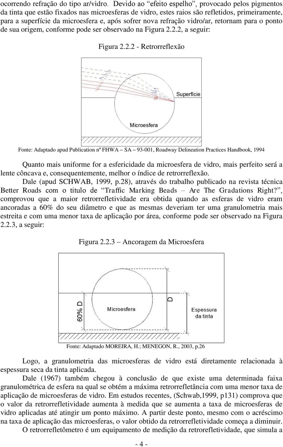 nova refração vidro/ar, retornam para o ponto de sua origem, conforme pode ser observado na Figura 2.