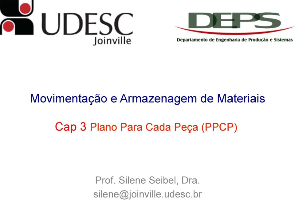 Peça (PPCP) Prof.