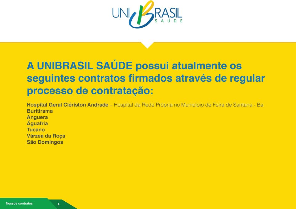 Andrade Hospital da Rede Própria no Município de Feira de Santana - Ba