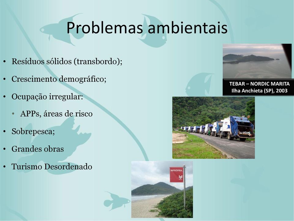 NORDIC MARITA Ilha Anchieta (SP), 2003 APPs, áreas