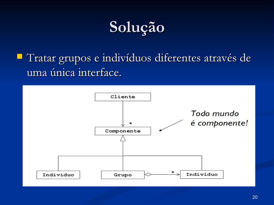 diferentes através