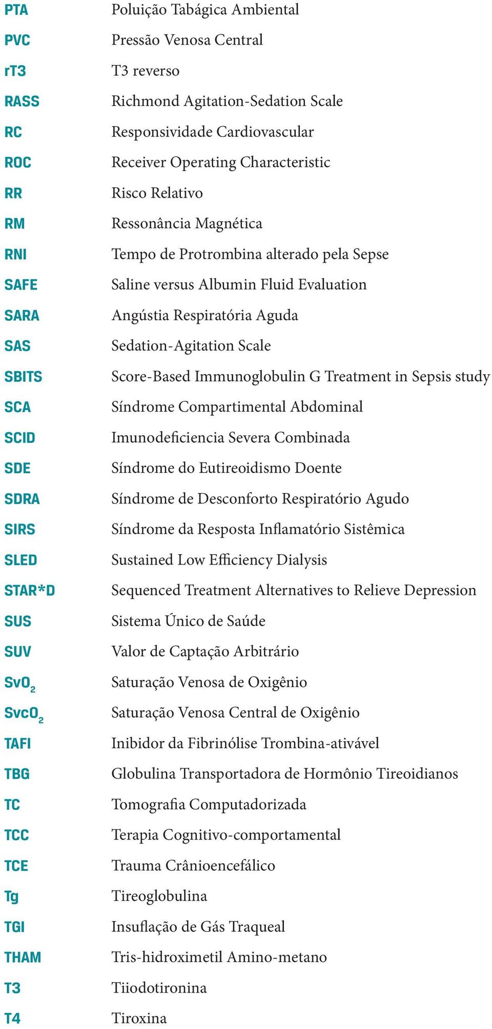 versus Albumin Fluid Evaluation Angústia Respiratória Aguda Sedation-Agitation Scale Score-Based Immunoglobulin G Treatment in Sepsis study Síndrome Compartimental Abdominal Imunodeficiencia Severa