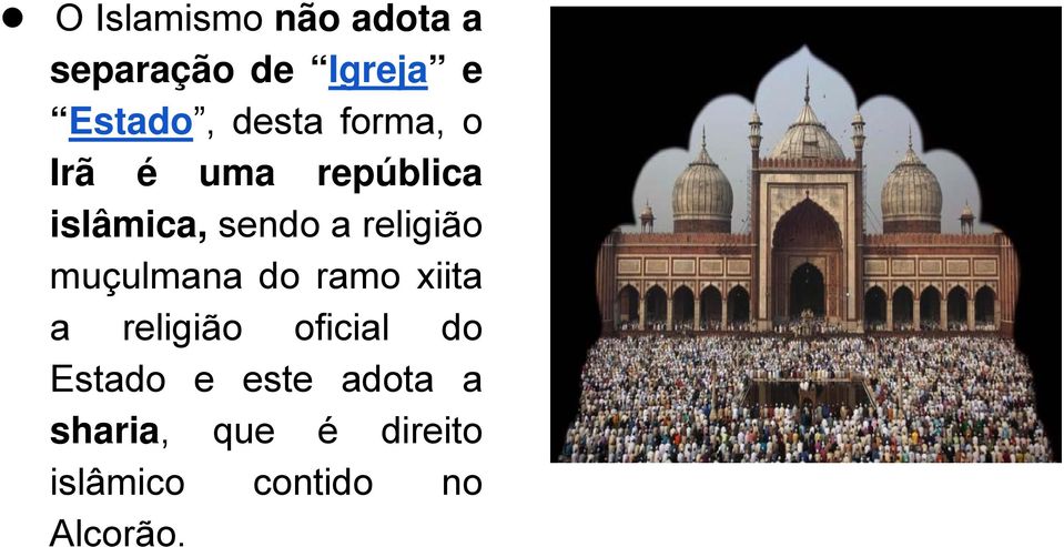 muçulmana do ramo xiita a religião oficial do Estado e