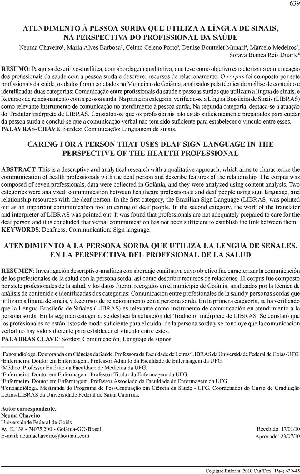 pessoa surda e descrever recursos de relacionamento.