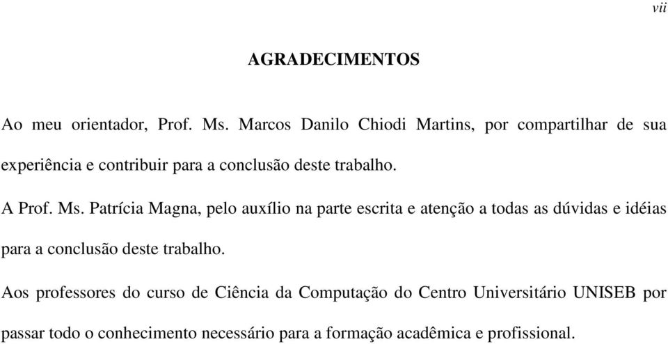 A Prof. Ms.