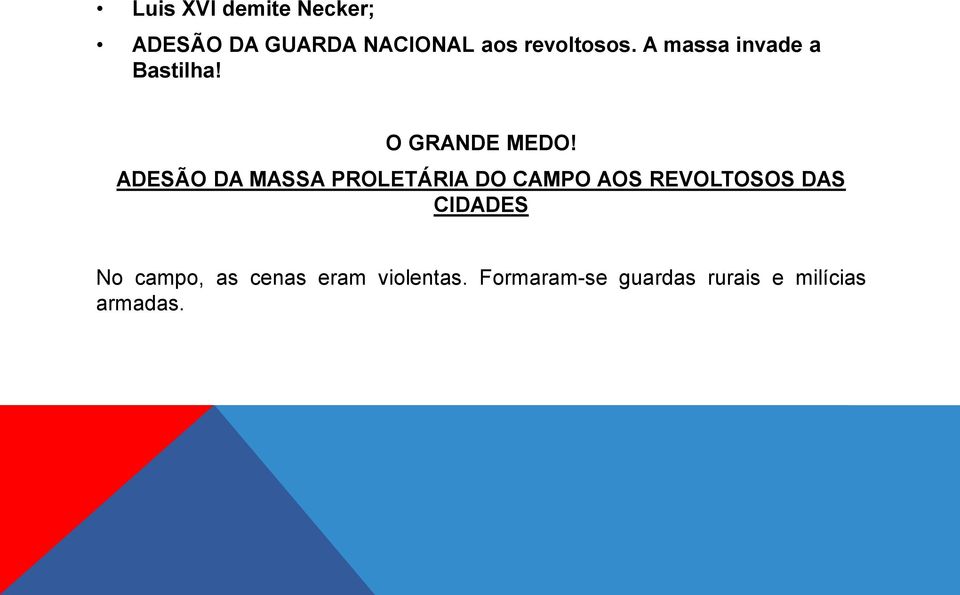 ADESÃO DA MASSA PROLETÁRIA DO CAMPO AOS REVOLTOSOS DAS CIDADES